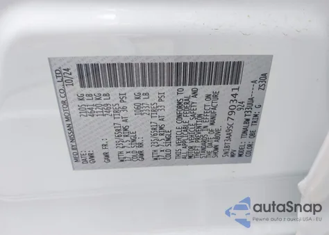 2025 Nissan Rogue S Fwd z USA, uszkodzony, nr VIN 5N1BT3AA9SC790341